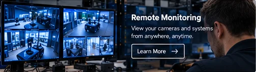 Photorealistic Security & Remote Monitoring service imagery